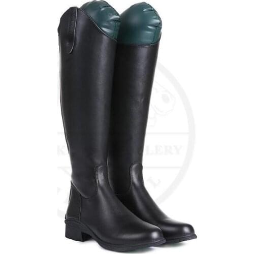 Riding Boots Horse Long Boots Harness Booties unsex man Leather Boots Shoes