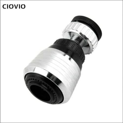 CIOVIO Faucet Aerator 2 Modes 360 Degree Adjustable Diffuser Water Saving Nozzle Connector