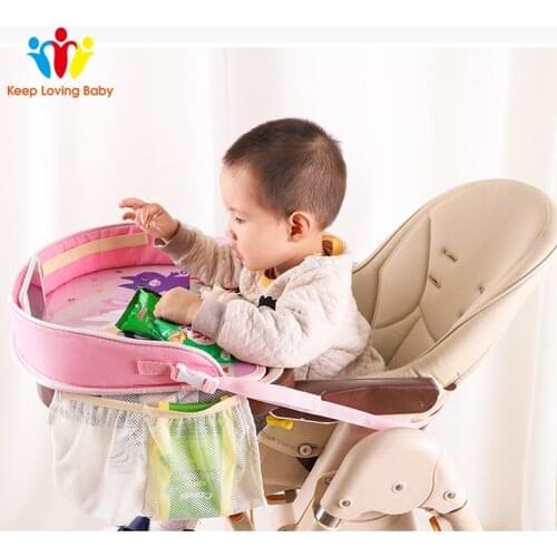 Baby Portable Car Table Children Stroller Holder Food Desk Waterproof Child Table Car Seat Tray Storage Kids Toy Dropshipping