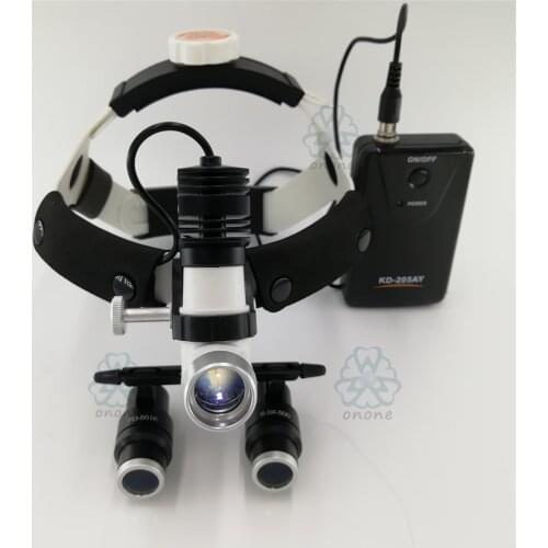 Dental Loupes Binocular Magnifier with Surgical Medical Headlight LED 5W Headlamp HeadLight Lamp