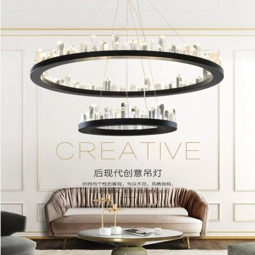 Modern Crystal Chandeliers Hanging LED Chandelier For Living Room Kitchen Chandeliers Bedroom Nordic Dining room Light
