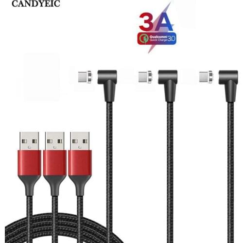 CANDYEIC Charger Magnetic Charging for Xiaomi Mi 10i 5G Charger Cable USB Type C Elbow Mobile phones
