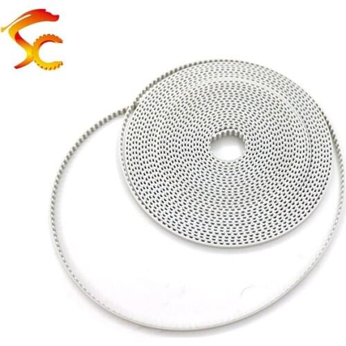 Free shipping 5meters/lot T2.5 10mm Timing belt width 10mm PU openg belt for RepRap Prusa Mendel Huxley CNC Robotics