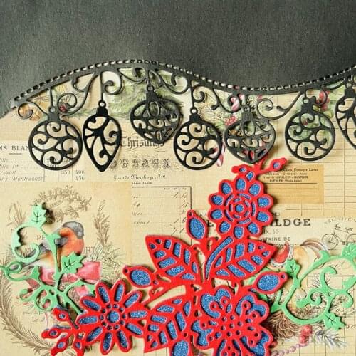 Christmas bells border scrapbook die Metal Cutting Dies DIY Scrapbook Paper Cards Embossing Craft Die Cut handmade craf