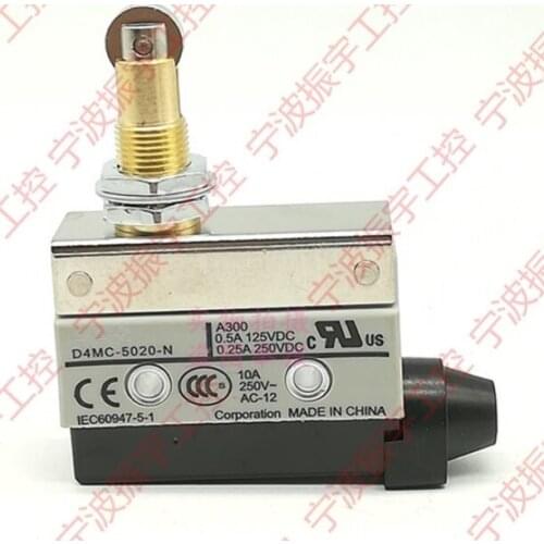 Brand new original authentic panel mount roller plunger type limit switch D4MC-5020-N