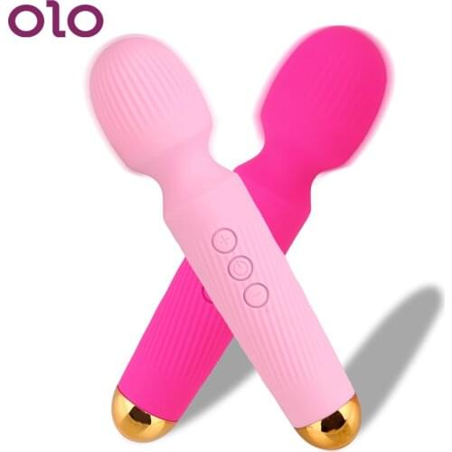 OLO AV Vibrator Wireless Dildos 5 Vibration Intensity Magic Wand 16 Frequency Clitoris Vibrators Sex Toys for Women