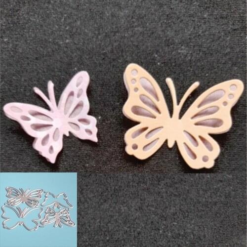 Clippings collection template with butterfly dies, clippings template, photo album cards, paper manufacturing, repellent, handcr