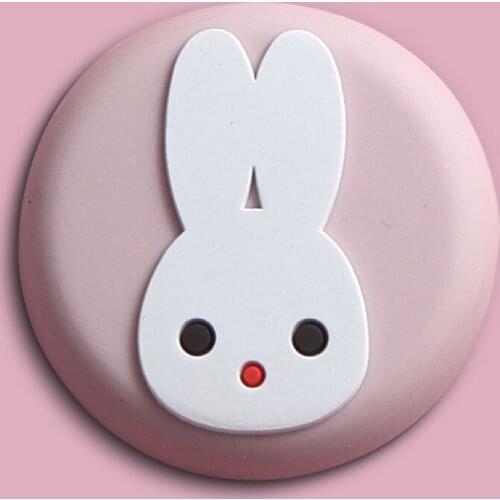 1PC Colorful Fridge Magnet Cartoon Animal Cute Round Stereo Animal Creative Silicone Magnetic Sticker Home Refrigerators Decor