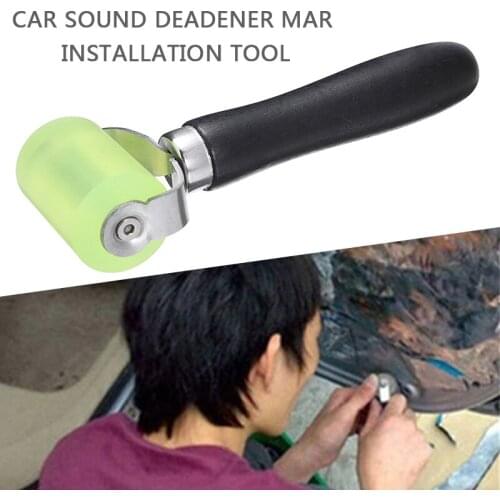 For Car Interior Accessories 1pc Rubber Roller Noise Deadening Reducing Tool Sound Deadener Application Rolling Wheel