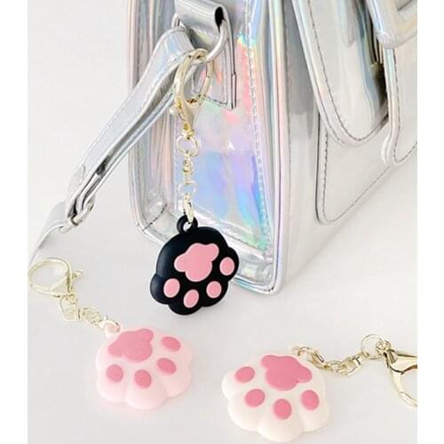 Cute Cartoon Cat Case For Apple Airtag Case Silicon Bear Locator Tracker Protective Sleeve Cover For Airtags Case Keychain Shell