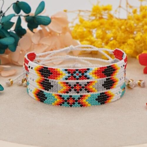 Go2boho Native Style Beaded Bracelets Boho Friendship Bracelet For Women Handmade Loom Woven Gift Jewelry Pulseras Femme