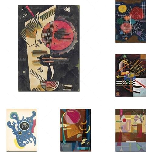 Vasily Kandinsky Famous Painting Art Living Room Wall Decoration Painting Mural Poster Cardros Home Decor