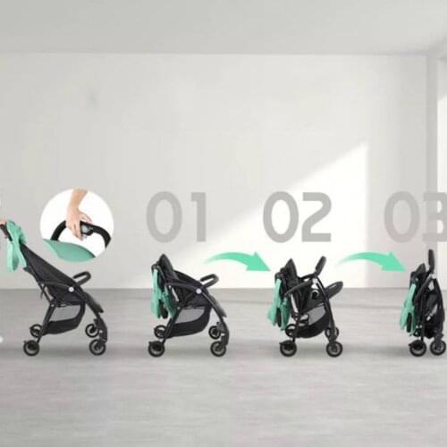 A7 Hot Sales sample baby stroller lightweight 4.6kg folding high landscape umbrella stroller