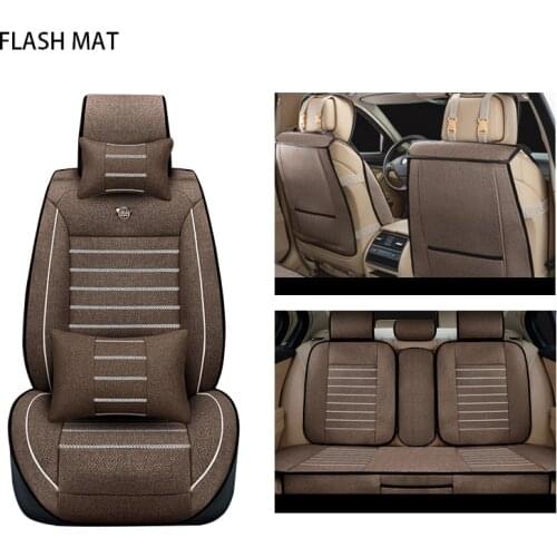 Flax car sear covers for volvo All models volvo v40 v50 s40 s60 s80 c30 xc60 xc70 xc90 850 Auto accessories Car seat protector