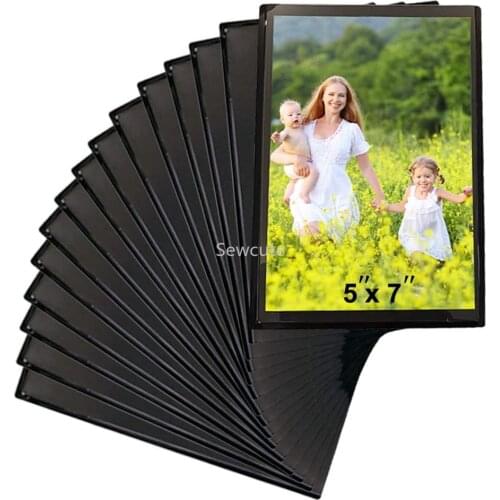 10pack Magnetic Picture Frames Photo Magnets with PVC Pocket Frigerator Magnetic Photo Frames 140x190mm