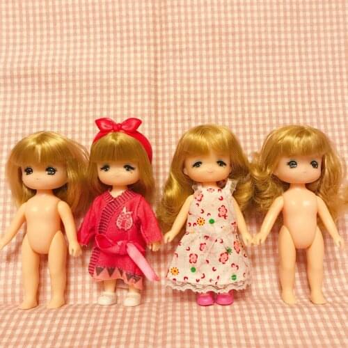 Lovely Baby Doll Naked Nude Girl Mini Body 10.5cm Fashion Dolls Toy Gift Normal Skin