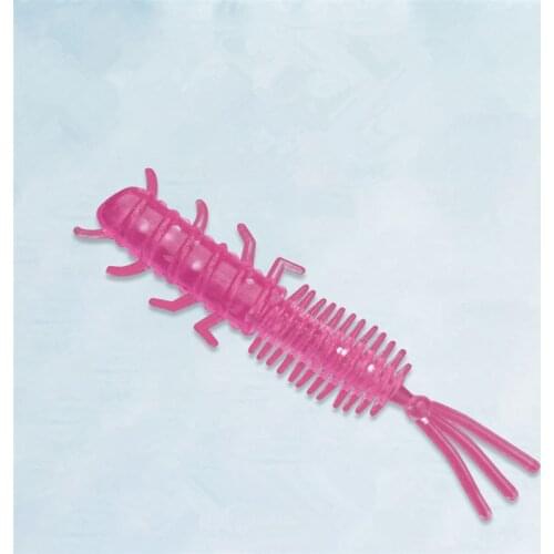 20pcs/lot Fishing Soft Lure Earthworm Baits Artificial Rubber Silicone Worm 4cm 0.5g Flexible Lures Jig Trout Soft Bait Pesca