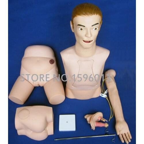 Hot Basic Nursing Manikin, Combined Nursing Simulators,Catheterization Venipuncture Training and Buttock Injection model