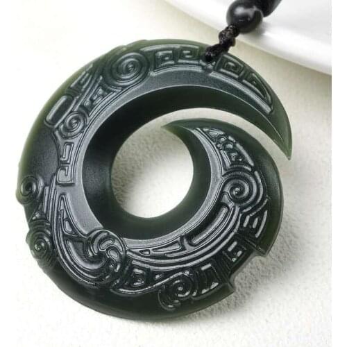 Fine jewelry Xinjiang Hetian jade and jade the best of luck