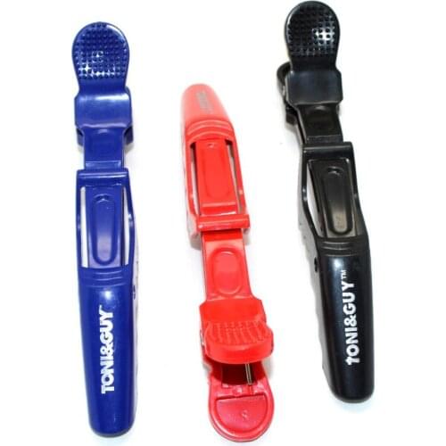 Professional ABS Material Hairdresser Clip For Hair 3 Color To Choose Salon Hairdressing Crocodile Clip C-91 Barber Hair Cutting