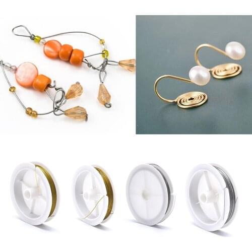 1 Roll 0.3-1mm Anti-bite Wear Resistant Strong Line Stainless Steel Tiger Tail Beading Wire For DIY Jewelry Making Accessories