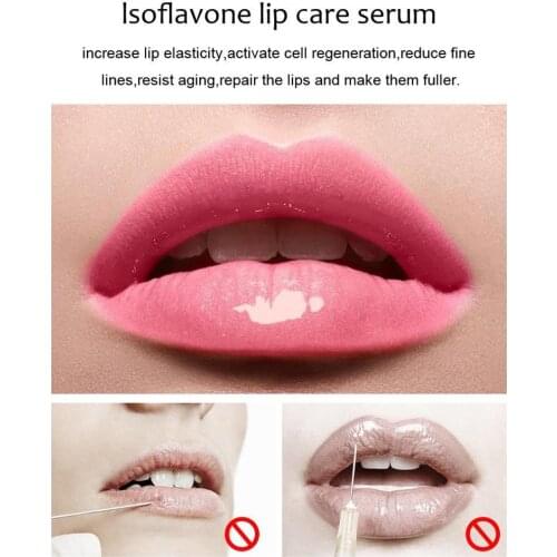 Transparent Lip Plumper Gloss Moisturizing Lip Enhancement Lip C Reduce Enhance Vitamin Fine Elasticity Repair Lines B4Q0