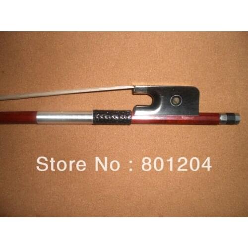 Cello bow Pernambuco bow stick Ebony frog Nickel copper mountedsilver color cello bow of SFC950