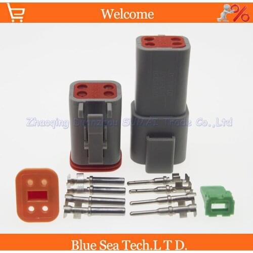 20 sets Deutsch DT06-4S and DT04-4P 4Pin Engine waterproof electrical connector for car motorcycle,truck,boats,etc