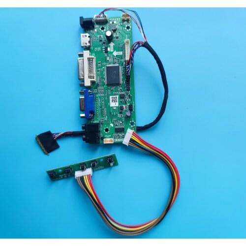 For 17.3" 40pin B173RW01 V2 HW9A/V2 HW7A/V2 HW6A/V2 HW5A 1600X900 monitor LCD LED DVI VGA Aduio controller board CABLE CARD
