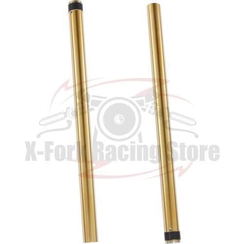 Golden Front Pipes Inner Fork Tubes For Kawasaki ZR400 ZRX400 1994-1996 ZR400 ZRX-II 1995-1997 41x615mm 44013-1405