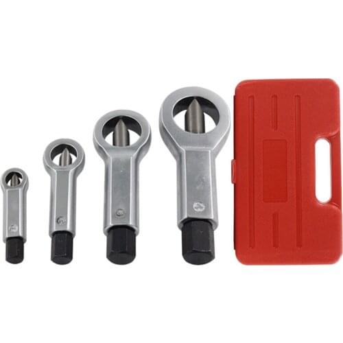 HOT 4Pc Rusty Nut Breaker 9-27mm Damaged Bolt and Nut Splitting Breaker Sliding Nut Separator