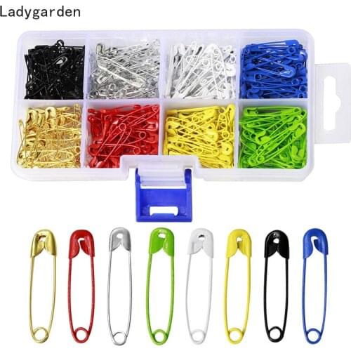 400PCS 27MM Colorful Safety Pins DIY Sewing Tools Accessory Needles Large Safety Pin Small Brooch Apparel Accessories