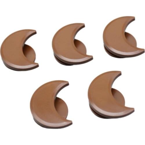 5pcs/pack Paste Door Handle For Kids Cute Cabinet Handle Furniture Handle Kids Room Decor Moon Star Shape Door Handles