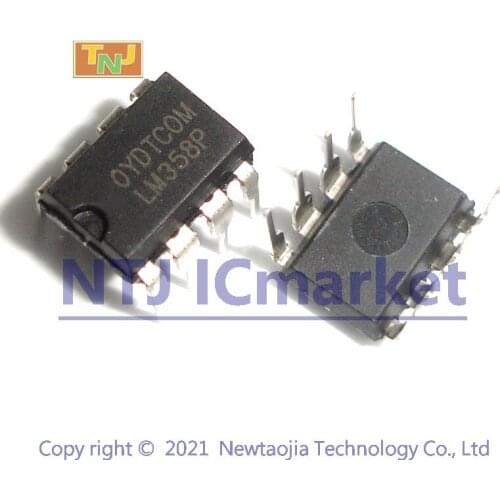 50 PCS LM358P DIP-8 LM358 DUAL OPERATIONAL AMPLIFIERS IC CHIP