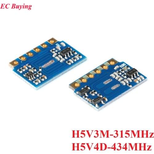 H5V4D 5V 433MHz Superheterodyne RF Module H5V4D-433M Wireless Remote Control Receiver Board Electronic DIY ASK