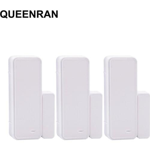 3pcs Wireless Magnetic Door Sensor 433MHz two-way Door Window Open Access Detector Alarm System for Smart Home Security G90B G90
