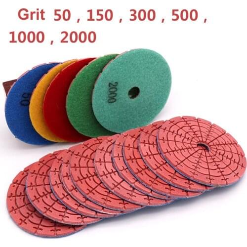 100mm Diamond Grinding Disc Dry Polishing Pad For Jade Marble Granite Floor Stone Polished Grinding Wheel Flexible Abravise Pad