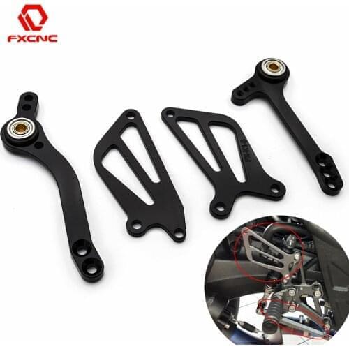 For Suzuki GSXR 600 750 1000 96-05 K1-K5 Motorcycle Rearset Brake Gear Shift Shifter Lever + Wing SV650 SV650S SV1000/S 98-14
