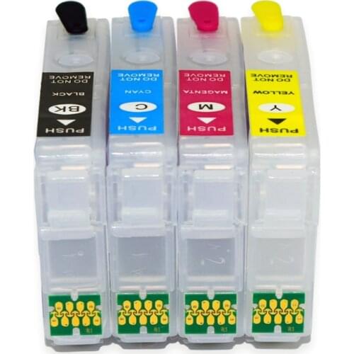 Europe T502 T502XL Refill Ink Cartridge with Auto Reset ARC Chip for Epson XP-5100 XP-5105 WF-2860 WF-2865 WF2860 2865 Printer