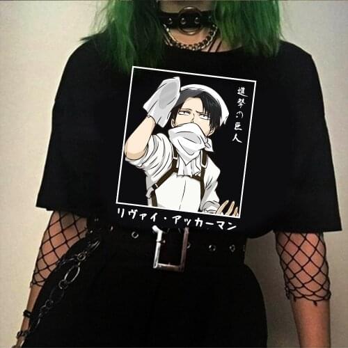 Attack On Titan Shirt Short-Sleeved Men/women Graphic Tshirt Japanese Anime Harajuku T Shirt