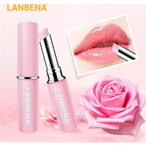 Chameleon Lip Balm Hyaluronic Acid Rose Long-Lasting Moisturizing Natural Nourishing Smoothing Lip Lines Makeup Lip Care Tools