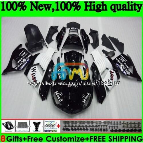 Injection For KAWASAKI ZX-14R ZX14R 12 13 14 15 16 17 24BS.53 ZZR1400 ZX 14R 2012 2013 2014 2015 2016 White west 2017 Fairing