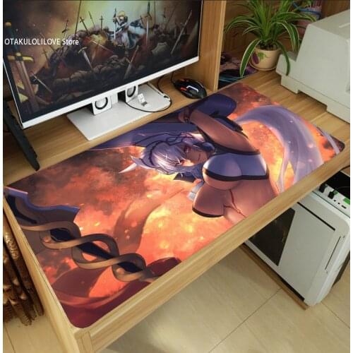 Anime Mouse Pad Fate/Grand Order Caenis Mice Mat Large Thicken PC Laptop Keyboard Table Pad Anti-Slip Gaming Play Mat Gift