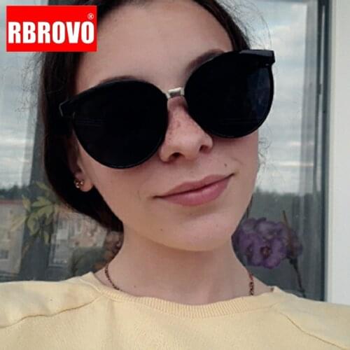 RBROVO 2021 Round Sunglasses Women 2021 Vintage Eyeglasses Women/Men Luxury Brand Retro Glasses Women Oculos De Sol Masculino
