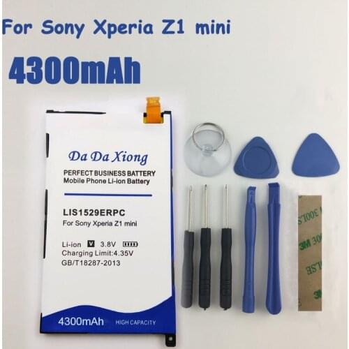 4000mAh LIS1529ERPC Li-ion Phone Battery For Sony Ericsson Xperia Z1 Mini Z1mini D5503 Z1 Compact M51w