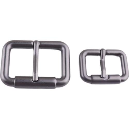 Metal Belt buckle 23mm 32mm With Adjust Pin for Sewing Strap Belt Leathercraft Replacement Parts Craft Decoration Accessories