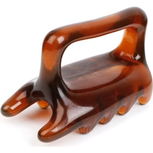 Beeswax Body Spine Cervical Vertebra Physical SPA Scraping Massager Tool new