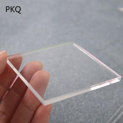 5mm Thickness Plexiglass Transparent Acrylic Sheet Plastic Clear Board Perspex Panel glass Durable Doors And Signage Decor