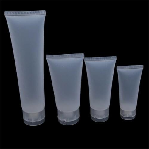 Empty Plastic Portable Tubes Squeeze Cosmetic Cream Lotion Travel Bottle Refillable Bottle Shampoo Container Make Up Tools