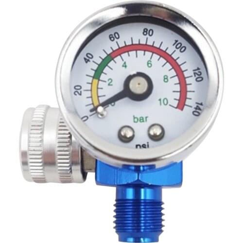 G1/4 inch Connector Threaded Spray Gun Adjust Air Pressure Regulator Gauge Car Auto Repair Painting Pneumatic Tools Accessories